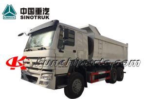 Sinotruk هوو کامیون کمپرسی 6 * 4 EUROⅡ تمدید کابین