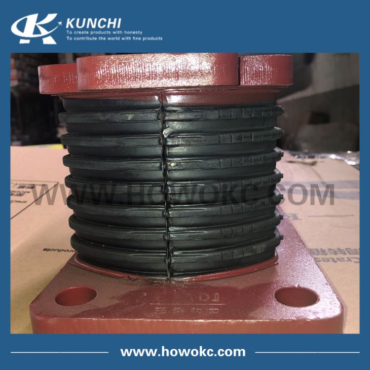 Sinotruk HOWO Rubber Seat / Rubber Support /Rubber Bearer 3 Holes / 6 Holes AZ9725520278