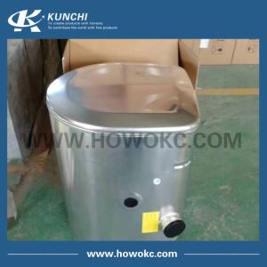 Sinotruk HOWO WG9725550006 مخزن سوخت آلومینیوم Assy HOWO D-Shape 400L